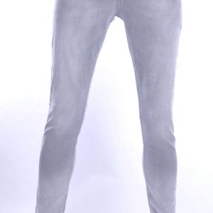 Montfleuri trendy gewassen slim fit heren stretch jeans Grijs