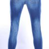 Montfleuri trendy gewassen slim fit heren stretch jeans Blauw