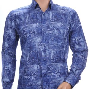CORRINO Blue Industry Wolff Blitz Moncler DIOR Philipp Plein PRADA Louis Vuitton GUCCI VERSACE KENZO Dsquared2 Levi's CHASIN G-STAR DOLCE & GABBANA DIESEL PME LEGEND WAM DENIM LACOSTE regular fit allover denim jeans dessin heren overhemd Navy