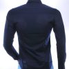 DAVID NEWMAN Italiaans getailleerd slim fit stretch heren overhemd – Navy