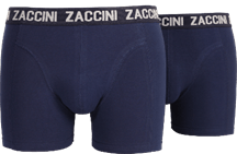 Zaccini perfect fit effen kleur uni mannen sexy boxershorts, Z102 Navy