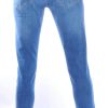 AMSTERDAM PREMIUM Trendy Vintage Wassing Slim Fit Stretch Jeans voor Heren – Lichtblauw