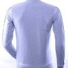 Ci-Borg ronde hals heren effen sweatshirt met tekst print Grijs