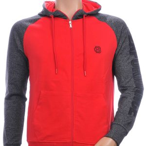 Ci-borg heren sweatvest met capuchon Rood