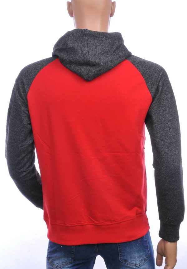 Ci-borg heren sweatvest met capuchon Rood