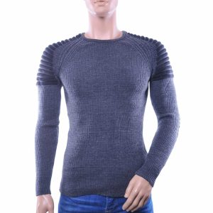 heren wintertrui, grof gebreide heren trui, JEEL wintertrui, ronde hals heren trui, katoenen wintertrui heren, ribgebreide trui heren, warme heren trui winter, slim fit heren trui, urban knitwear heren, stoere gebreide heren wintertrui met contrast, trendy heren trui met elleboog details, katoen acryl wintertrui heren, warme rib knit sweater heren, online wintertrui kopen, wintertrui kopen in Nijmegen, Goedkoop heren wintertrui, Charra, heren Kleding in Nijmegen, CHARRA, ZARA, COEF, CHASIN, WAM DENIM