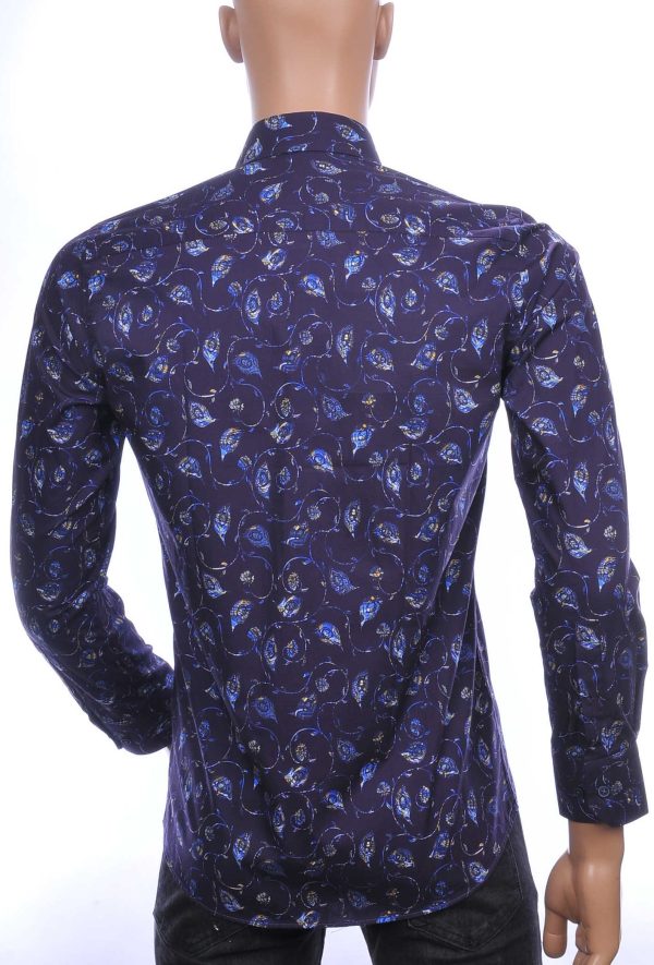 Corrino OLYMP State of Art Blue Industry A fish named fred Wolff Blitz Moncler DIOR Philipp Plein PRADA Louis Vuitton GUCCI VERSACE KENZO Dsquared2 Levi's CHASIN G-STAR DOLCE & GABBANA DIESEL PME LEGEND WAM DENIM LACOSTE slim fit allover bloemen dessin heren overhemd Navy
