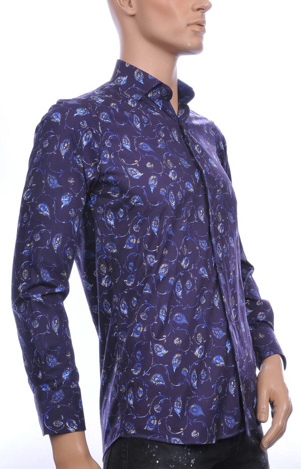 Corrino OLYMP State of Art Blue Industry A fish named fred Wolff Blitz Moncler DIOR Philipp Plein PRADA Louis Vuitton GUCCI VERSACE KENZO Dsquared2 Levi's CHASIN G-STAR DOLCE & GABBANA DIESEL PME LEGEND WAM DENIM LACOSTE slim fit allover bloemen dessin heren overhemd Navy