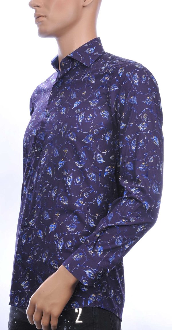 Corrino OLYMP State of Art Blue Industry A fish named fred Wolff Blitz Moncler DIOR Philipp Plein PRADA Louis Vuitton GUCCI VERSACE KENZO Dsquared2 Levi's CHASIN G-STAR DOLCE & GABBANA DIESEL PME LEGEND WAM DENIM LACOSTE slim fit allover bloemen dessin heren overhemd Navy