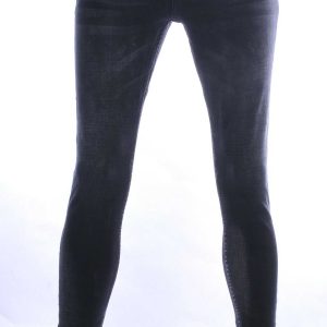 ICON2 Hippie Gewassen Slim Fit Stretch Heren Jeans - Zwart