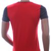 CLUB JU Trendy JEANS Slim Fit Ronde Hals T-Shirt met 3D Letters - Rood