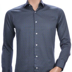CORRINO OLYMP State of Art Blue Industry Wolff Blitz A fish named fred Philipp Plein PRADA Louis Vuitton GUCCI VERSACE KENZO Dsquared2 Levi's CHASIN G-STAR DOLCE & GABBANA DIESEL PME LEGEND WAM DENIM LACOSTE slim fit allover modern dessin heren overhemd Zwart