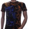 Ci-Borg Philipp Plein PRADA Louis Vuitton GUCCI VERSACE KENZO Dsquared2 Levi's CHASIN G-STAR DOLCE & GABBANA DIESEL PME LEGEND WAM DENIM LACOSTE ronde hals T-shirt met tijgerkop print met steentjes Zwart