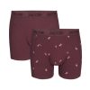 Zaccini 2-pack boxershorts perfect fit allover milkshake print Bordeaux