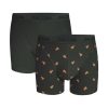 Zaccini 2-pack boxershorts perfect fit allover patat print Khaki