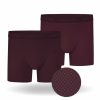 Zaccini Trendy 2-pack Perfect Fit Heren Boxershorts Allover Modern Print - Bordeaux