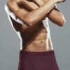 Zaccini Trendy 2-pack Perfect Fit Heren Boxershorts Allover Modern Print - Bordeaux