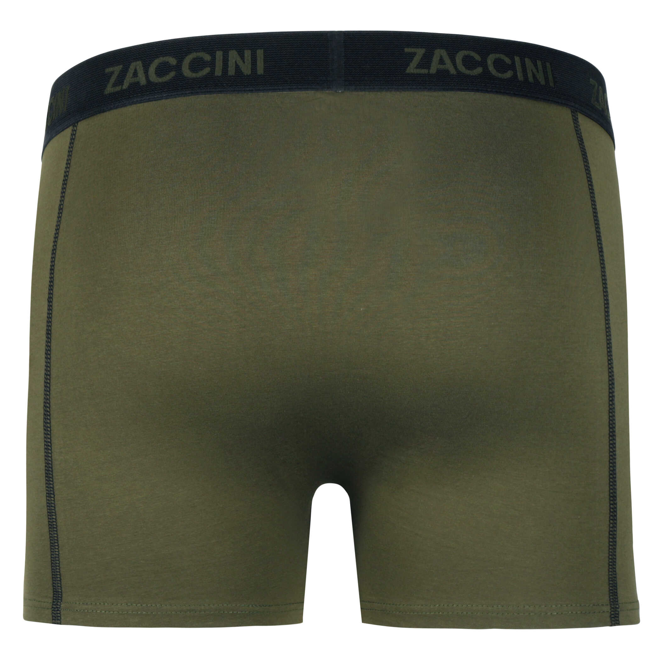 Zaccini Trendy 2-pack Perfect Fit Heren Boxershorts Allover Urban Blossom Olive Print - Khaki
