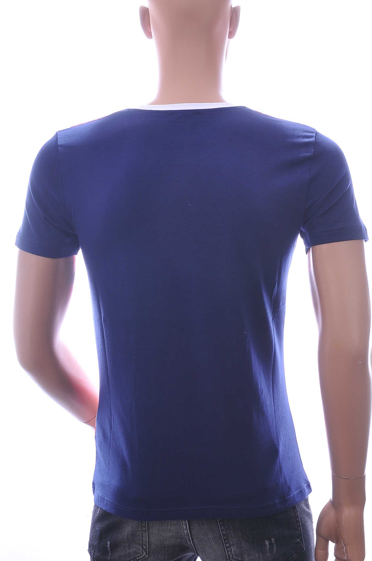 Club-Ju Hawaii T-Shirt met Ronde Hals en Palmbomen Print – Rood