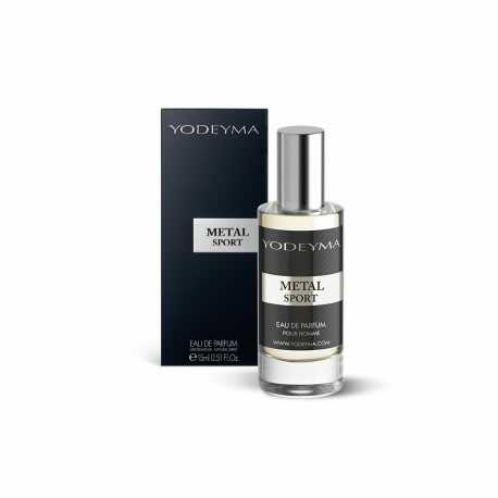 Yodeyma METAL SPORT Eau de Parfum 15 ml – Luxe Mannenparfum voor Tijdloze Elegantie en Verleiding | Frisse, Energieke Geur voor Mannen