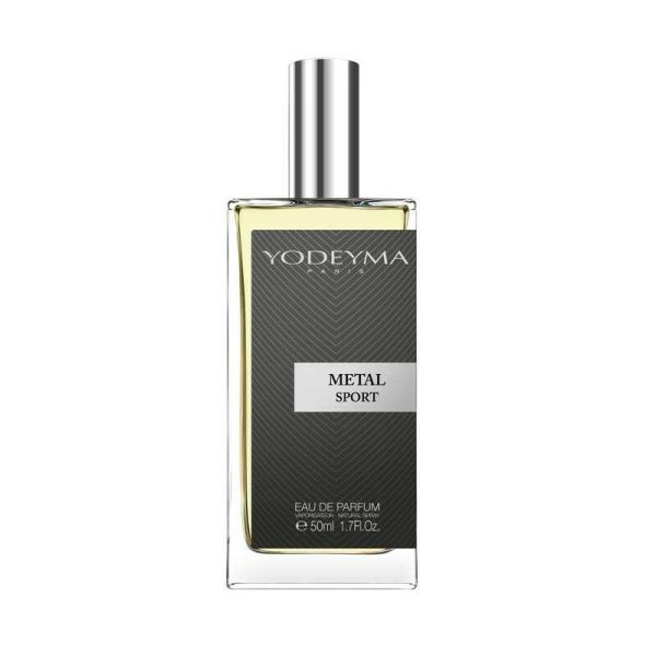 Yodeyma METAL SPORT Eau de Parfum 50 ml – Luxe Mannenparfum voor Tijdloze Elegantie en Verleiding | Frisse, Energieke Geur voor Mannen