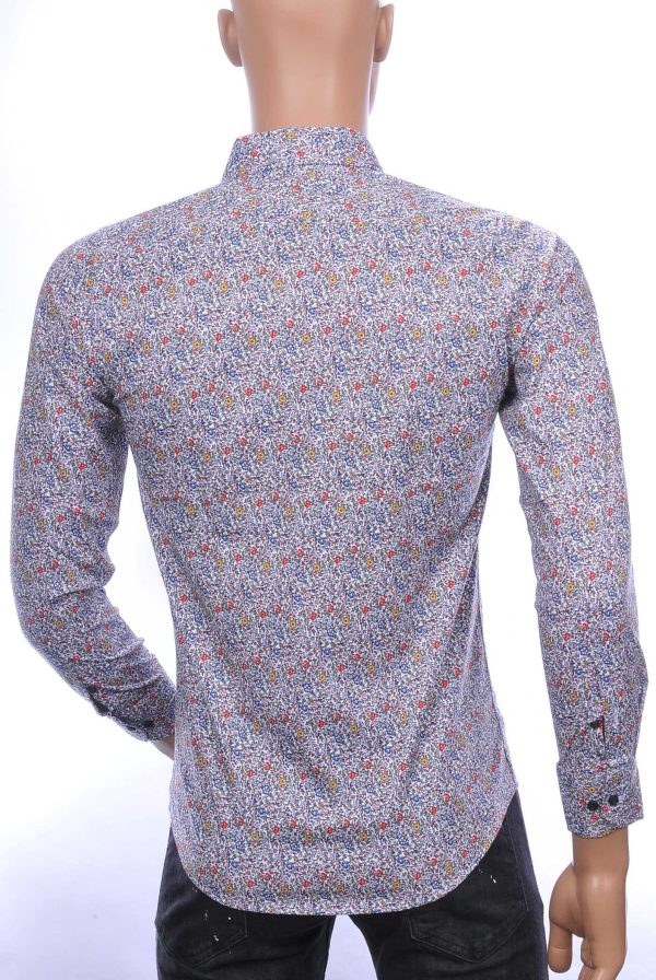BIBLOS UOMO Wolff Blitz Moncler DIOR Philipp Plein PRADA Louis Vuitton GUCCI VERSACE KENZO Dsquared2 Levi's CHASIN G-STAR DOLCE & GABBANA DIESEL PME LEGEND WAM DENIM LACOSTE slim fit allover bloemen dessin heren overhemd Beige