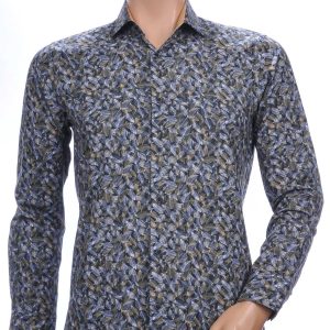 CORRINO TOMMY HILFIGER Suitable Vanguard OLYMP State of Art Blue Industry A fish named fred Wolff Blitz Moncler DIOR Philipp Plein PRADA Louis Vuitton GUCCI VERSACE KENZO Dsquared2 Levi's CHASIN G-STAR DOLCE & GABBANA DIESEL PME LEGEND WAM DENIM LACOSTE modern fit allover bladeren dessin heren overhemd Khaki