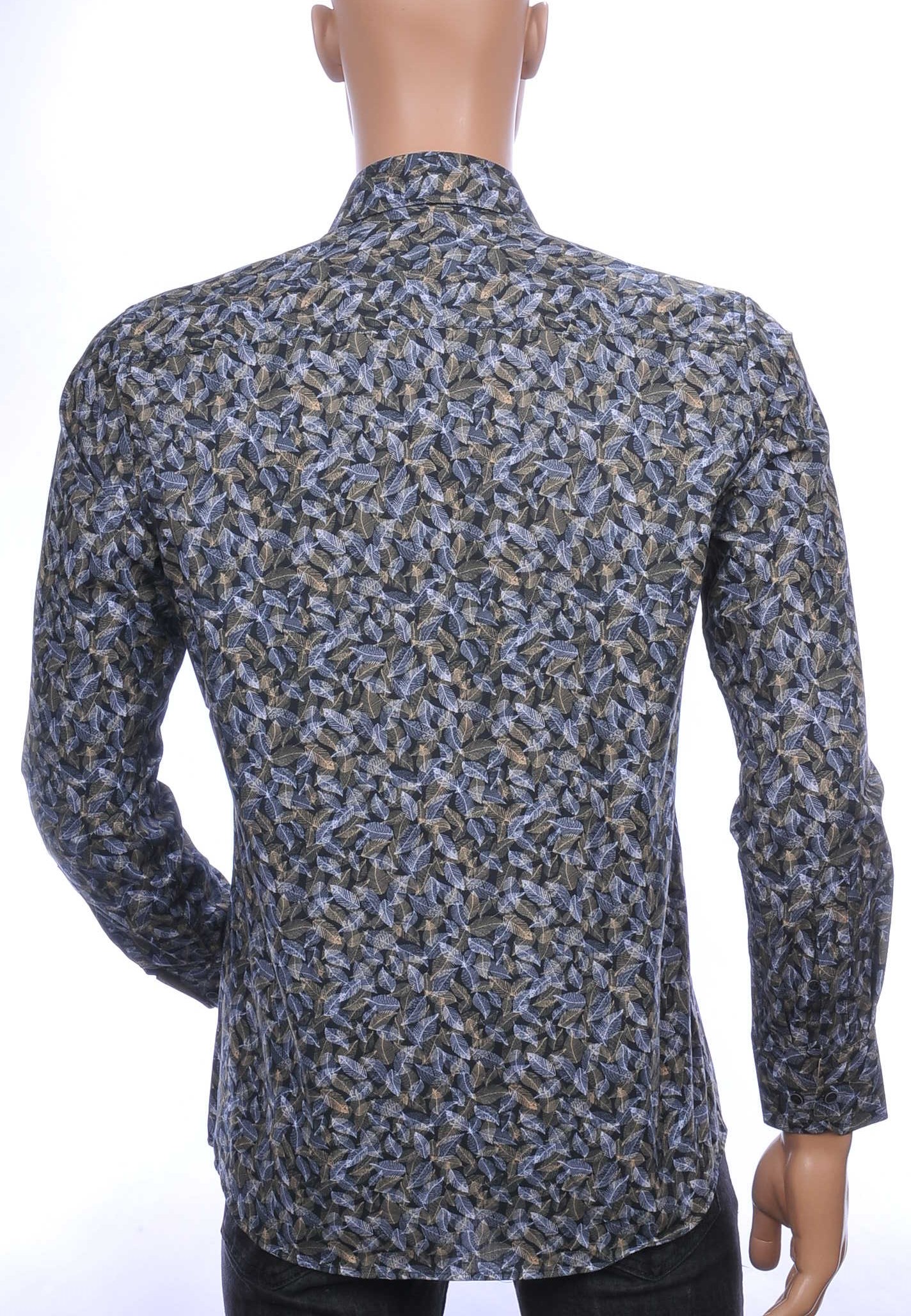 CORRINO TOMMY HILFIGER Suitable Vanguard OLYMP State of Art Blue Industry A fish named fred Wolff Blitz Moncler DIOR Philipp Plein PRADA Louis Vuitton GUCCI VERSACE KENZO Dsquared2 Levi's CHASIN G-STAR DOLCE & GABBANA DIESEL PME LEGEND WAM DENIM LACOSTE modern fit allover bladeren dessin heren overhemd Khaki