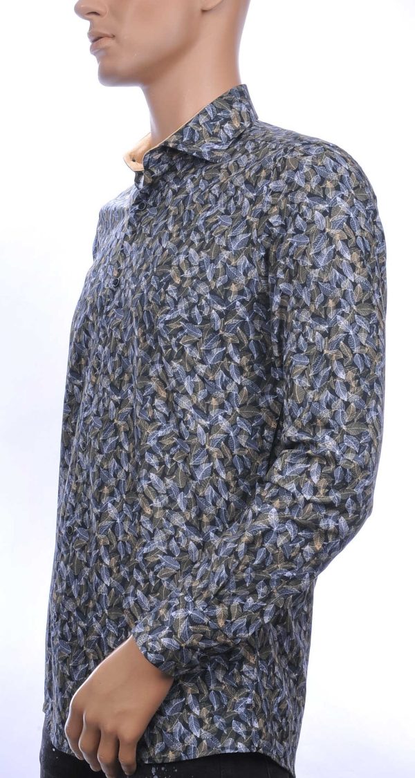 CORRINO TOMMY HILFIGER Suitable Vanguard OLYMP State of Art Blue Industry A fish named fred Wolff Blitz Moncler DIOR Philipp Plein PRADA Louis Vuitton GUCCI VERSACE KENZO Dsquared2 Levi's CHASIN G-STAR DOLCE & GABBANA DIESEL PME LEGEND WAM DENIM LACOSTE modern fit allover bladeren dessin heren overhemd Khaki