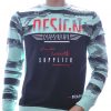 CLUB JU Moncler DIOR Philipp Plein PRADA Louis Vuitton GUCCI VERSACE KENZO Dsquared2 Levi's CHASIN G-STAR DOLCE & GABBANA DIESEL PME LEGEND WAM DENIM LACOSTE DESIGN ronde hals heren Shirt met 3D letters Groen