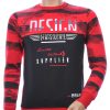 CLUB JU Moncler DIOR Philipp Plein PRADA Louis Vuitton GUCCI VERSACE KENZO Dsquared2 Levi's CHASIN G-STAR DOLCE & GABBANA DIESEL PME LEGEND WAM DENIM LACOSTE DESIGN ronde hals heren Shirt met 3D letters Rood