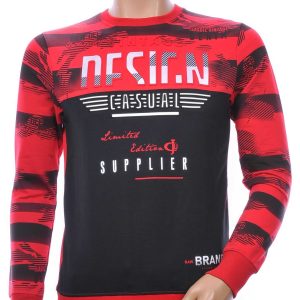 CLUB JU Moncler DIOR Philipp Plein PRADA Louis Vuitton GUCCI VERSACE KENZO Dsquared2 Levi's CHASIN G-STAR DOLCE & GABBANA DIESEL PME LEGEND WAM DENIM LACOSTE DESIGN ronde hals heren Shirt met 3D letters Rood