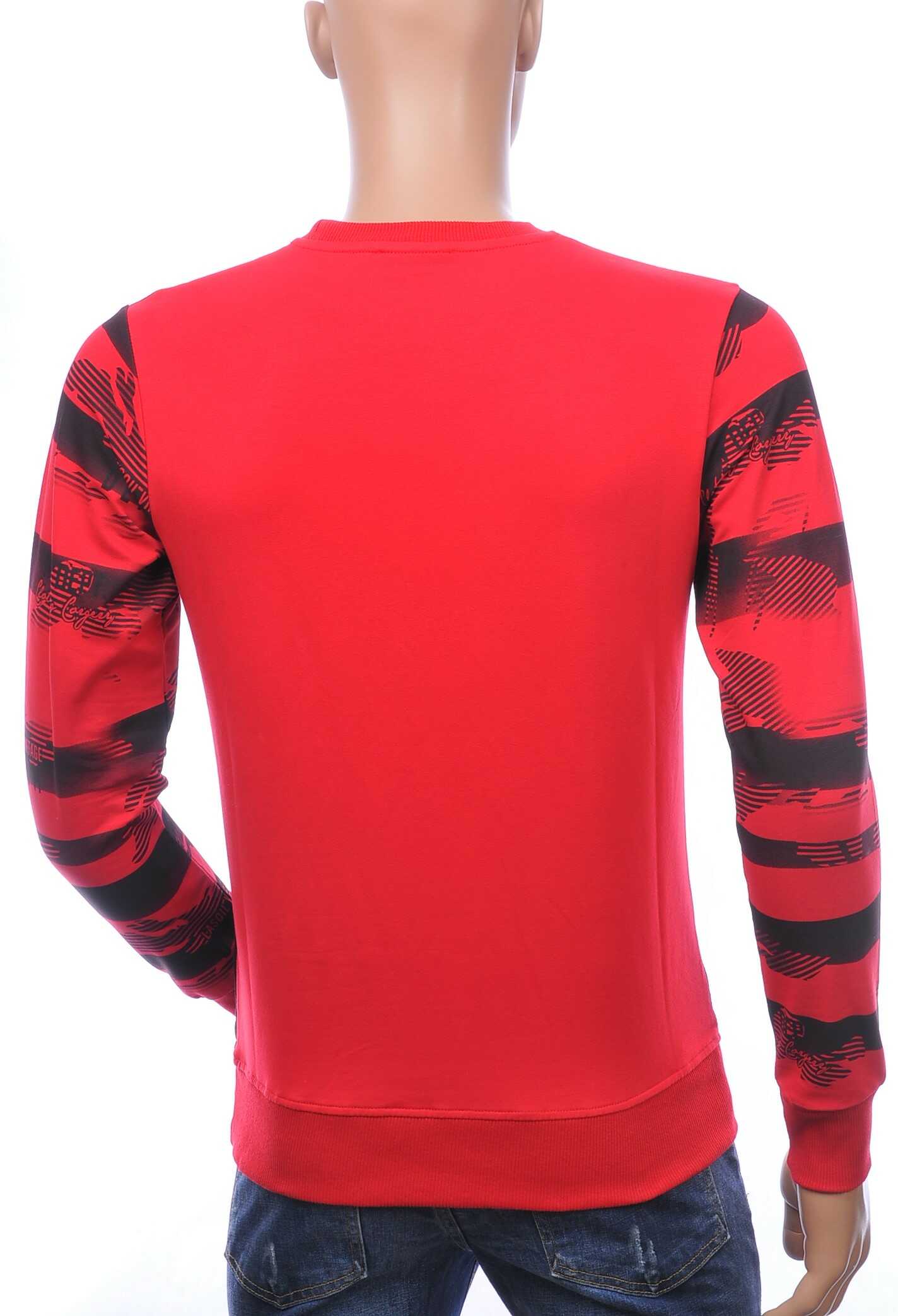 CLUB JU Moncler DIOR Philipp Plein PRADA Louis Vuitton GUCCI VERSACE KENZO Dsquared2 Levi's CHASIN G-STAR DOLCE & GABBANA DIESEL PME LEGEND WAM DENIM LACOSTE DESIGN ronde hals heren Shirt met 3D letters Rood