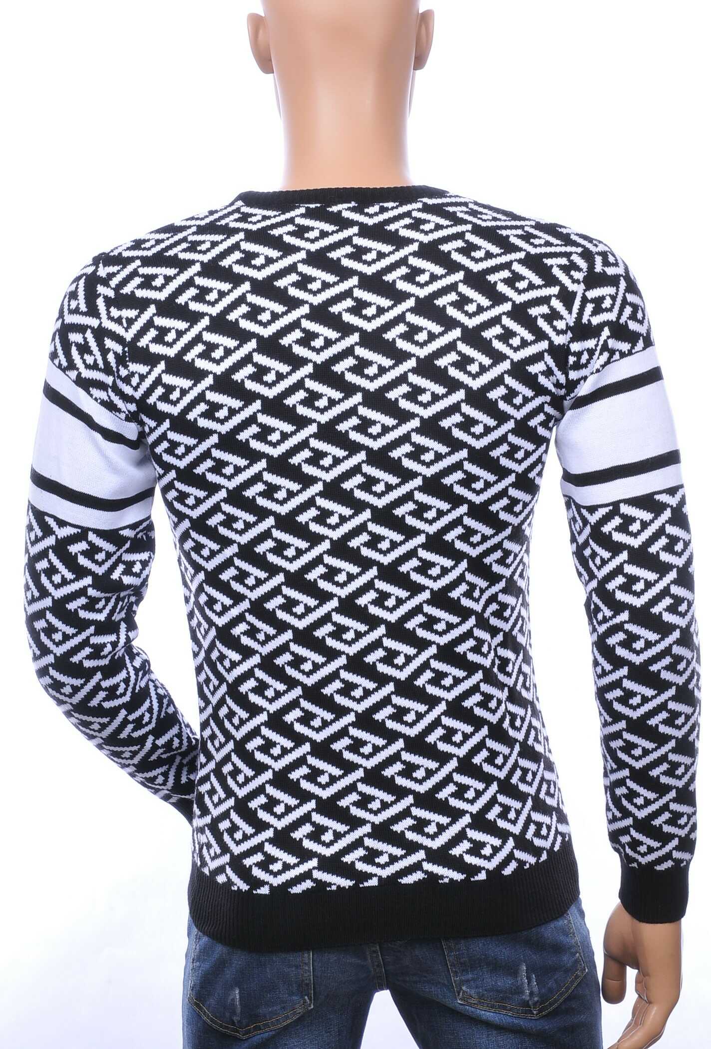 Club Ju A Fish Named Fred Wolff Blitz Louis Vuitton GUCCI VERSACE KENZO Dsquared2 Levi's CHASIN G-STAR DOLCE & GABBANA DIESEL PME LEGEND WAM DENIM LACOSTE ronde hals allover modern dessin heren trui met leeuwenkop dessin Zwart