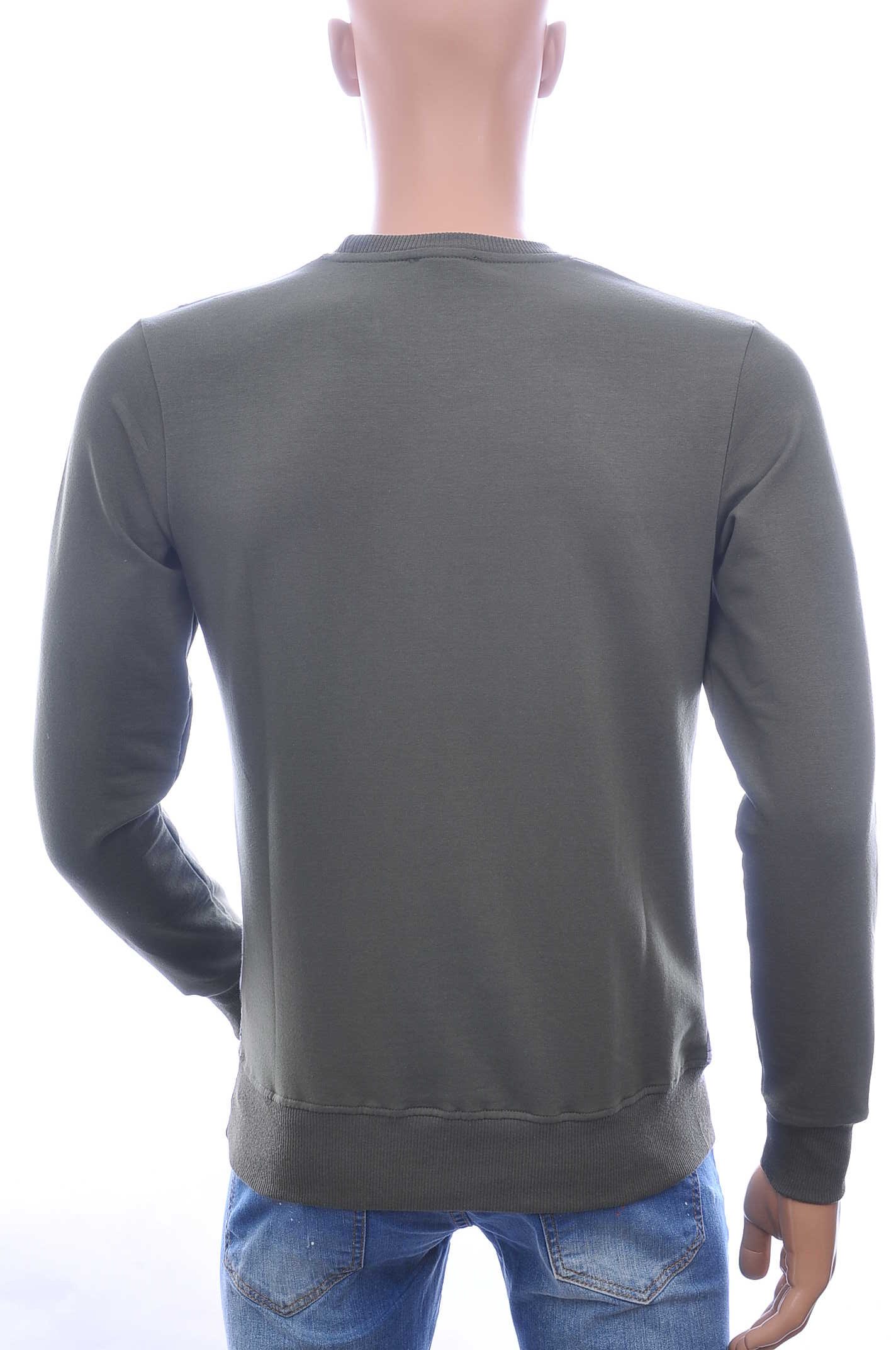 CLUB JU BLACK RAW ronde hals heren Shirt met 3D letters Khaki