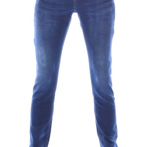 EDO JEANS trendy slim fit heren stretch jeans Blauw