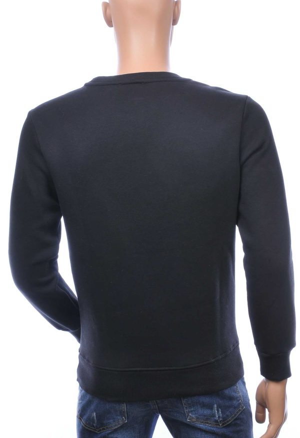 JAYLVIS&ARANCIA Moncler DIOR Philipp Plein PRADA Louis Vuitton GUCCI VERSACE KENZO Dsquared2 Levi's CHASIN G-STAR DOLCE & GABBANA DIESEL PME LEGEND WAM DENIM LACOSTE ronde hals heren sweatshirt met teksten print Zwart