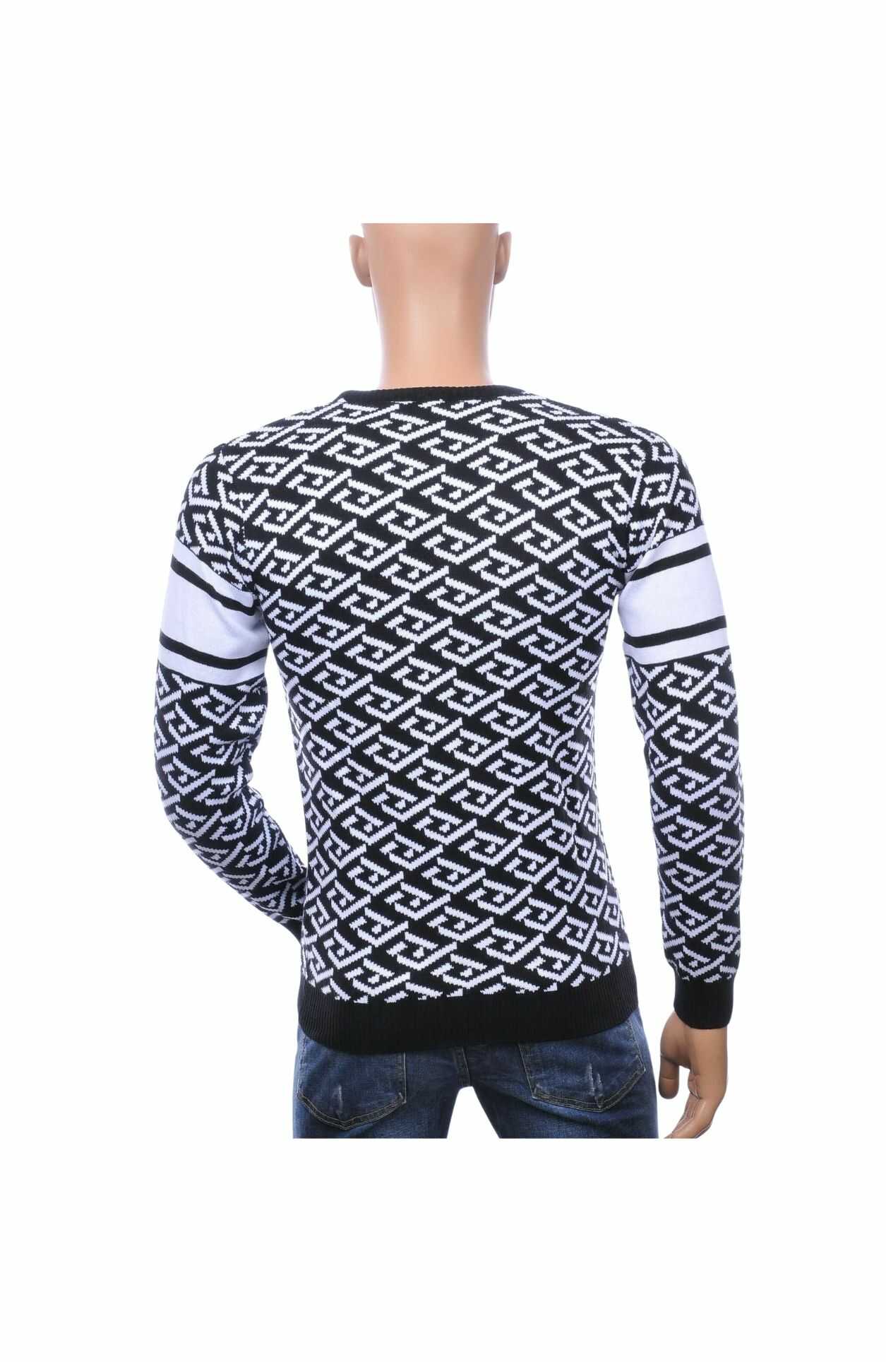 Club Ju heren trui, heren trui met leeuwenkop, heren pullover ronde hals, navy heren trui, slim fit heren trui, streetwear heren trui, gebreide heren trui, heren trui met dessin, luxe heren trui, urban fashion heren, heren winter trui, moderne heren pullover, jacquard heren trui, online trui kopen, trui kopen in Nijmegen, Goedkoop heren trui kopen