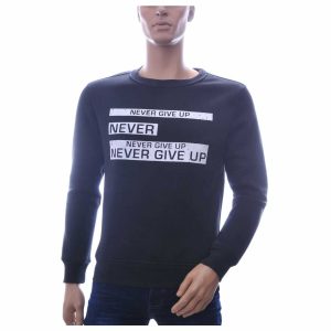 Heren sweatshirt, stijlvolle truien, comfortabele kleding, JAYLVIS&ARANCIA, casual mode, NEVER GIVE UP, grijs sweatshirt, trendy herenkleding, online sweatshirt kopen, sweatshirt kopen in Nijmegen, Goedkoop heren sweatshirt, Charra, heren Kleding in Nijmegen, CHARRA, ZARA, COEF, CHASIN, WAM DENIM