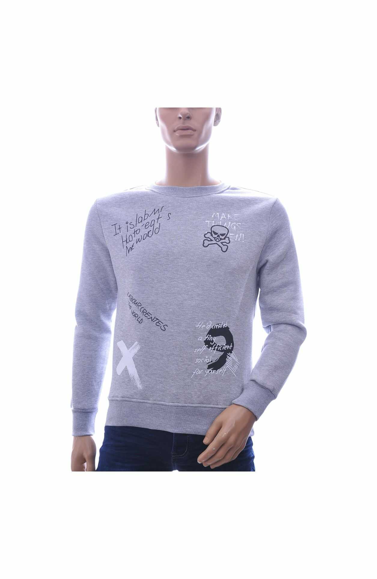 heren sweatshirt met print, jaylvis arancia sweater, streetwear heren trui, urban heren sweatshirt, ronde hals heren sweater, trendy heren sweat trui, casual heren trui print, heren sweater zwart, heren sweater grijs, grafische print heren trui, online sweatshirt kopen, sweatshirt kopen in Nijmegen, Goedkoop heren sweatshirt, Charra, heren Kleding in Nijmegen, CHARRA, ZARA, COEF, CHASIN, WAM DENIM