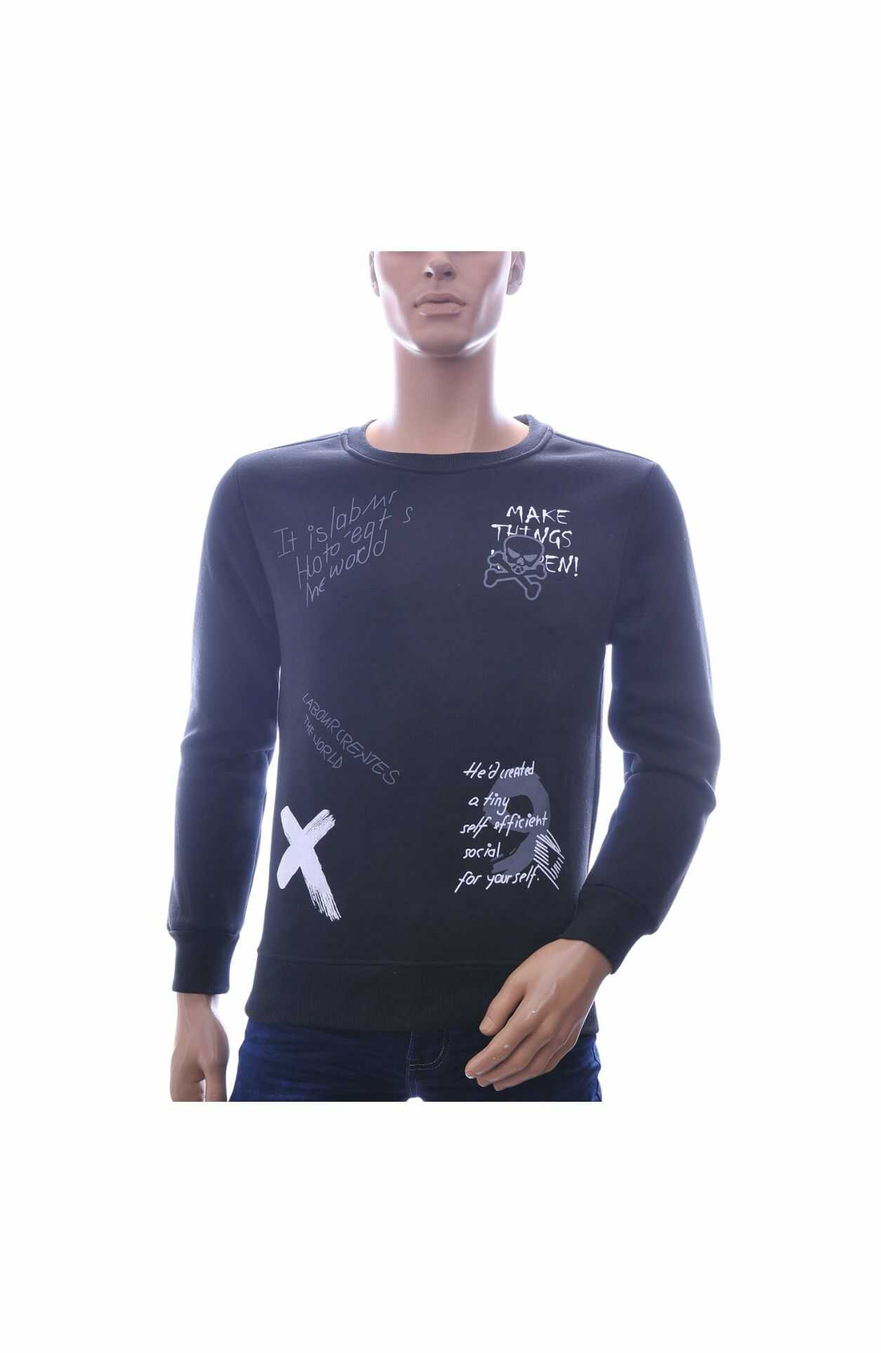 heren sweatshirt met print, jaylvis arancia sweater, streetwear heren trui, urban heren sweatshirt, ronde hals heren sweater, trendy heren sweat trui, casual heren trui print, heren sweater zwart, heren sweater grijs, grafische print heren trui, online sweatshirt kopen, sweatshirt kopen in Nijmegen, Goedkoop heren sweatshirt, Charra, heren Kleding in Nijmegen, CHARRA, ZARA, COEF, CHASIN, WAM DENIM