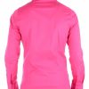 Red Bridge getailleerd slim fit stretch effen heren overhemd Fuchsia