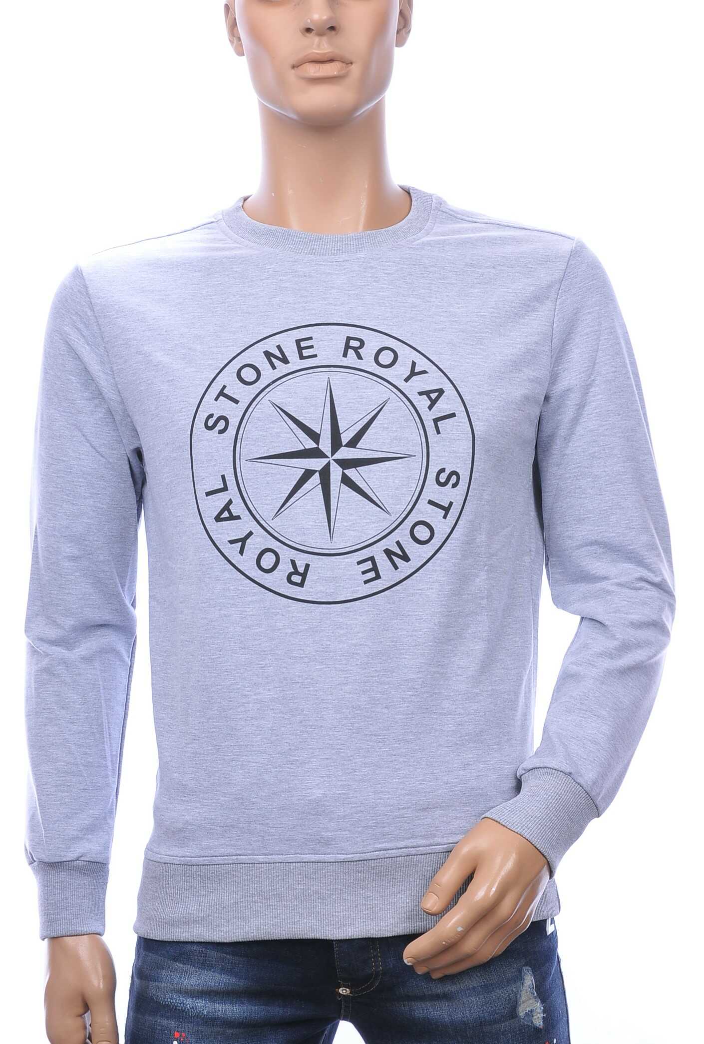 JAYLVIS&ARANCIA A Fish Named Fred Wolff Blitz Louis Vuitton GUCCI VERSACE KENZO Dsquared2 Levi's CHASIN G-STAR DOLCE & GABBANA DIESEL PME LEGEND WAM DENIM LACOSTE Parajumpers Stone Island ROYAL STONE ronde hals heren sweatshirt Grijs