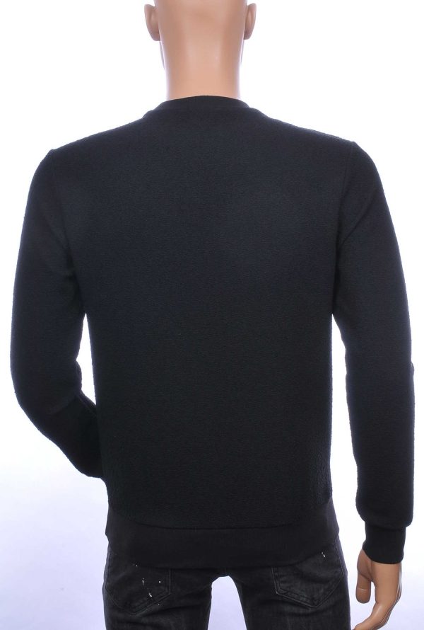 MIZ-U Wolff Blitz Moncler DIOR Philipp Plein PRADA Louis Vuitton GUCCI VERSACE KENZO Dsquared2 Levi's CHASIN G-STAR DOLCE & GABBANA DIESEL PME LEGEND WAM DENIM LACOSTE trendy ronde hals effen TikTok sweatshirt Zwart