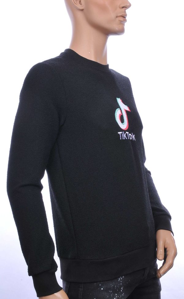 MIZ-U Wolff Blitz Moncler DIOR Philipp Plein PRADA Louis Vuitton GUCCI VERSACE KENZO Dsquared2 Levi's CHASIN G-STAR DOLCE & GABBANA DIESEL PME LEGEND WAM DENIM LACOSTE trendy ronde hals effen TikTok sweatshirt Zwart