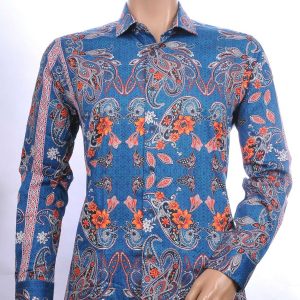 CORRINO Italiaanse allover paisley motieven heren overhemd Groen