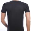 FRANCO RENZO ronde hals heren skull T-shirt met steentjes Zwart