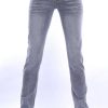 JAYLVIS regular fit stretch heren jeans met contrast kleur stiksels Grijs