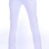 MAX TRE effen witte kleur slim fit stretch jeans Wit