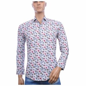 CORRINO heren overhemd, bloemen overhemd heren slim fit, heren overhemd beige katoen, slim fit overhemd lange mouw, heren overhemd bloemen dessin, katoen heren overhemd, heren overhemd kopen bij CHARRA, CORRINO overhemd Nijmegen, betaalbaar heren overhemd slim fit, Goedkoop heren overhemd, Italiaanse overhemd, casual overhemd